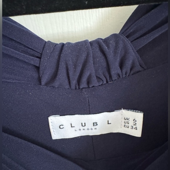 Club L London Navy Blue maxi dress - Picture 4 of 6